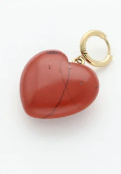 DAMES BONNIE STUDIOS rode bedels heart copper pendant