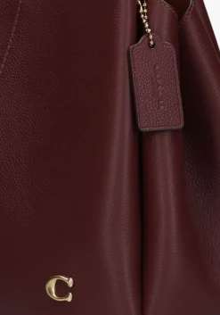 DAMES COACH rode schoudertas lana