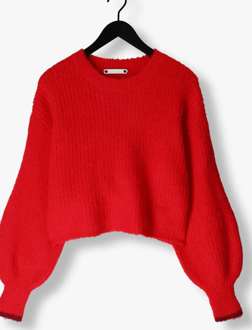DAMES CO'COUTURE rode truien/vesten coralee crop knit