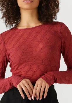 DAMES COPENHAGEN MUSE rode blouses cmhanna-top