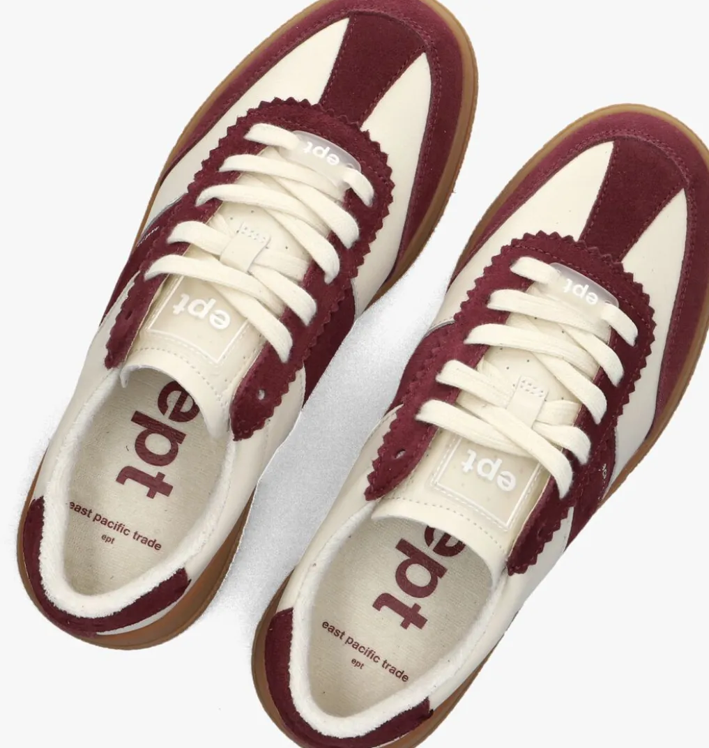 DAMES EAST PACIFIC TRADE rode lage sneakers santos-w