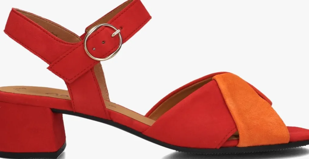 DAMES GABOR rode sandalen met hak 772.1