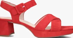 DAMES GABOR rode sandalen met hak 953