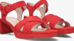 DAMES GABOR rode sandalen met hak 953