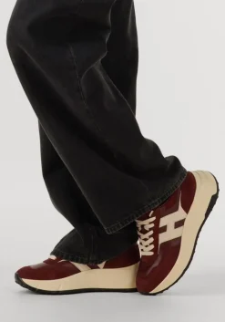 DAMES HOGAN rode lage sneakers h669 allacciato h