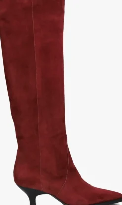 DAMES LINA LOCCHI rode hoge laarzen av 256