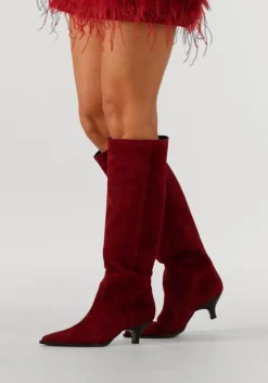 DAMES LINA LOCCHI rode hoge laarzen av 256