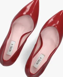 DAMES NOTRE-V rode pumps 1092tf