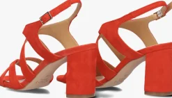 DAMES NOTRE-V rode sandalen met hak 22552