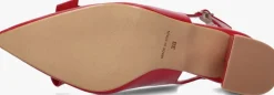 DAMES NOTRE-V rode slingbacks 2621cl