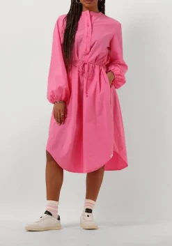 DAMES PENN & INK rode midi jurk dress midi