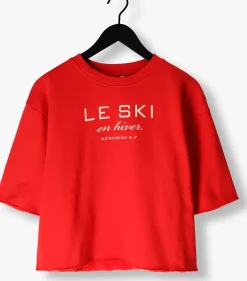 DAMES PENN & INK rode t-shirt sweater w25f1702