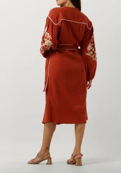 DAMES STELLA FOREST rode midi jurk e24ro012