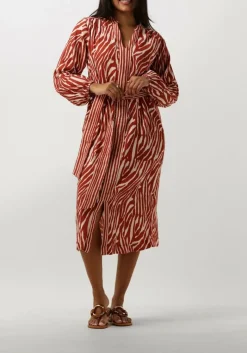 DAMES STELLA FOREST rode midi jurk e24ro053