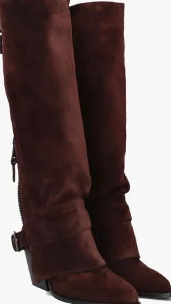 DAMES STRATEGIA rode hoge laarzen e4493-b