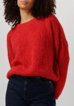 DAMES SUMMUM rode trui sweater alpaca blend knit