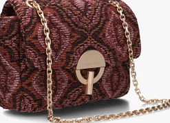 DAMES VANESSA BRUNO rode schoudertas moon moyen