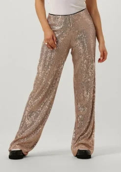 DAMES CO'COUTURE roségouden pantalon sage sequin pant