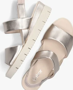 DAMES GABOR roségouden sandalen 771.3
