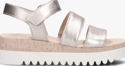 DAMES GABOR roségouden sandalen 660 1