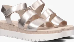 DAMES GABOR roségouden sandalen 660 1
