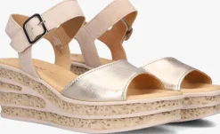 DAMES GABOR roségouden sandalen met hak 651