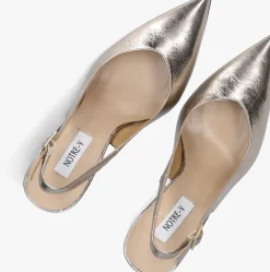 DAMES NOTRE-V roségouden slingbacks 27113