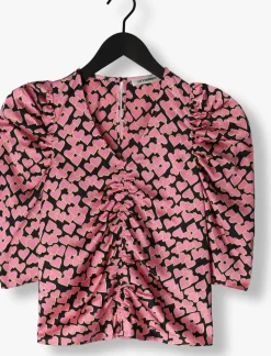 DAMES CO'COUTURE blouses flashy heart drape blouse