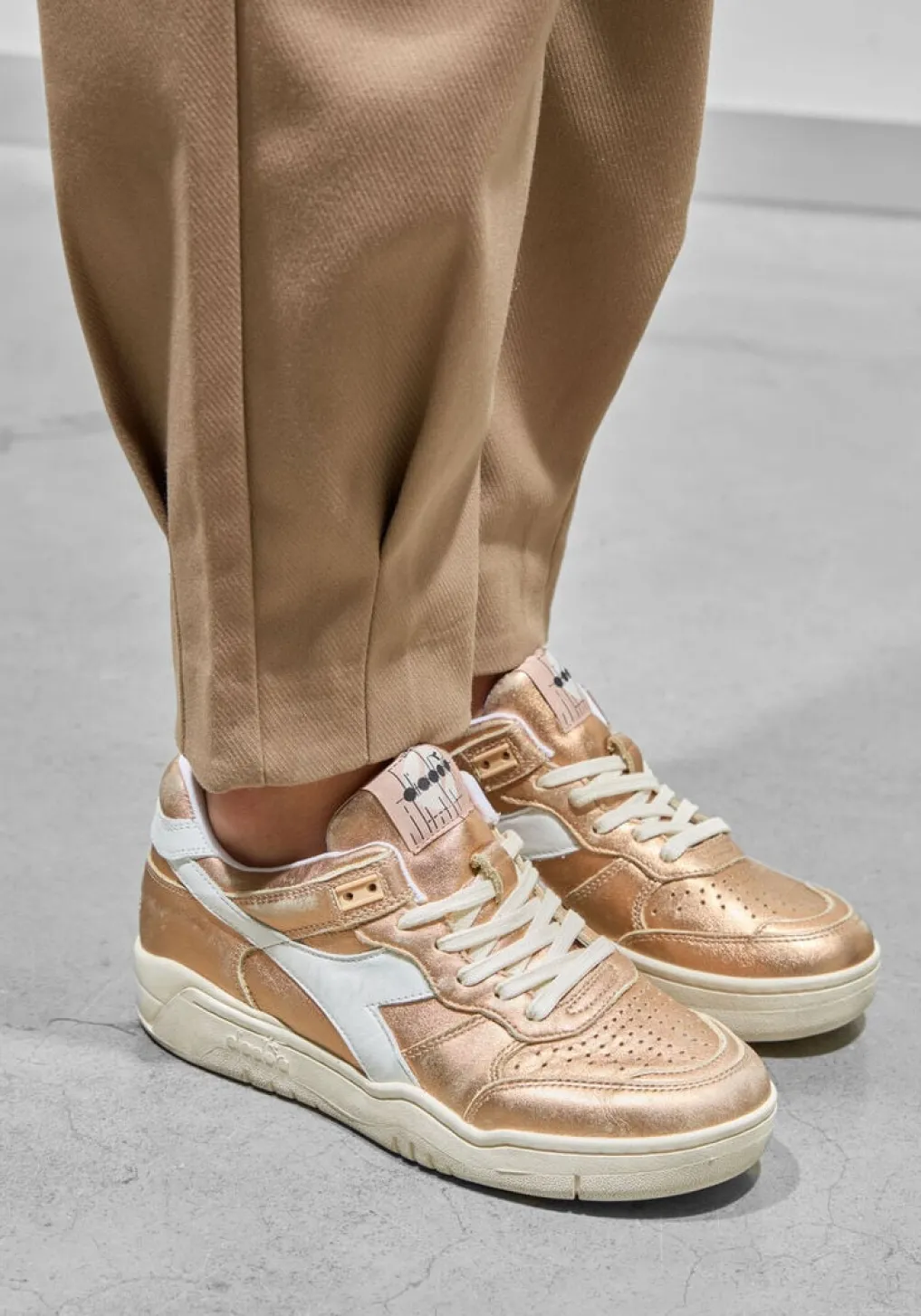 DAMES DIADORA HERITAGE lage sneakers b.560 metal wn