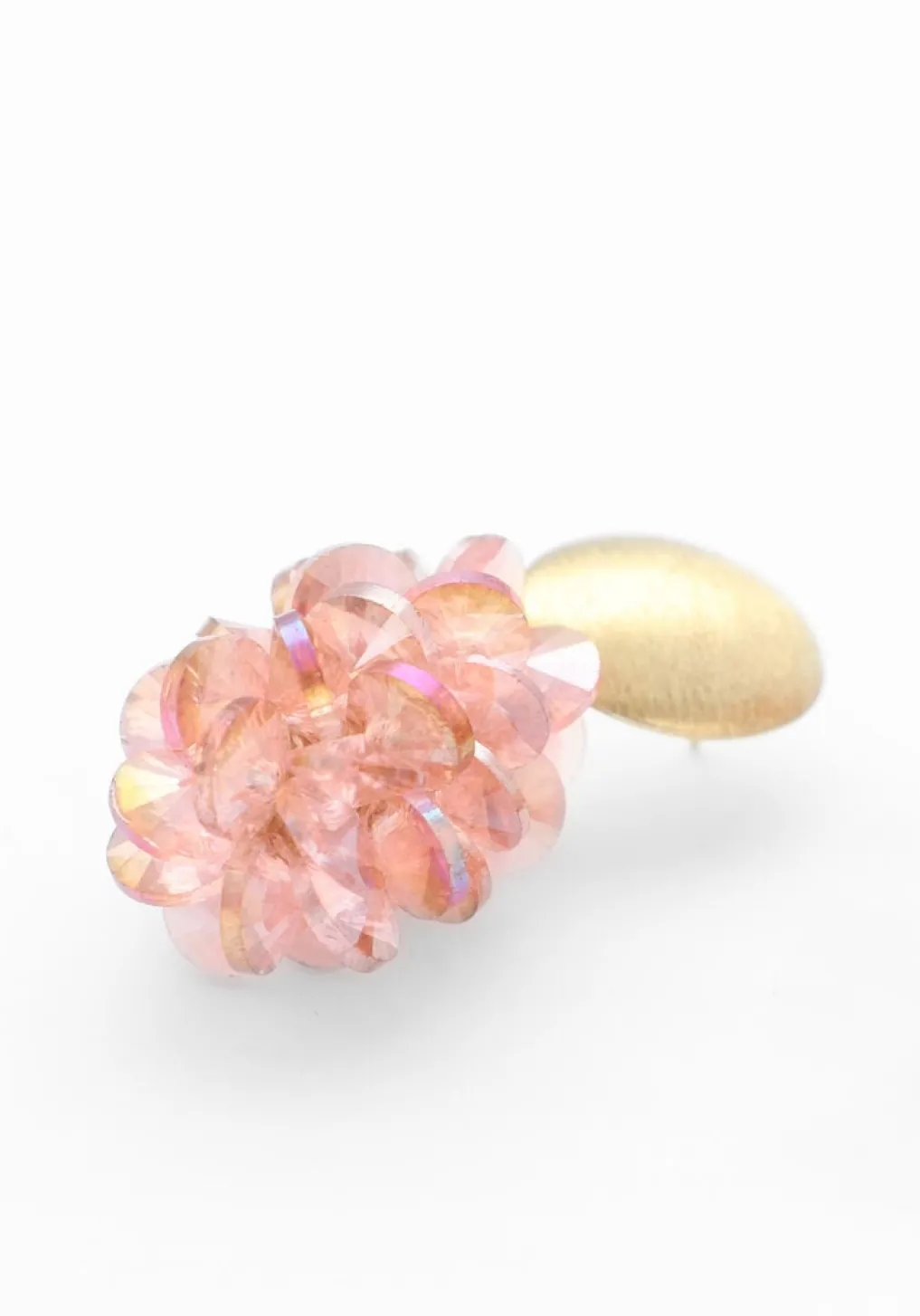 DAMES LOTT. GIOIELLI oorbellen thick oval crystal sequins