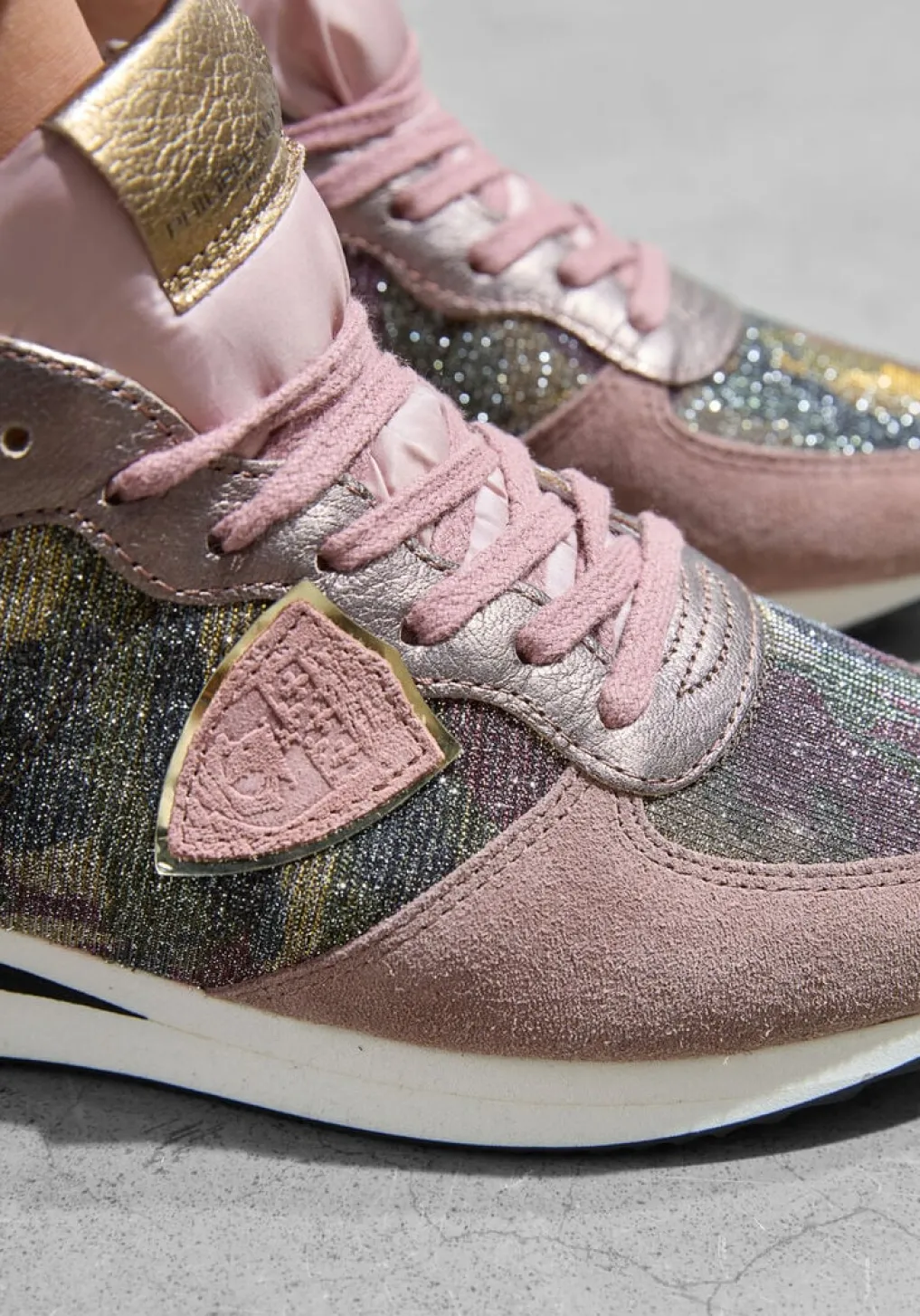 DAMES PHILIPPE MODEL lage sneakers trpx camo