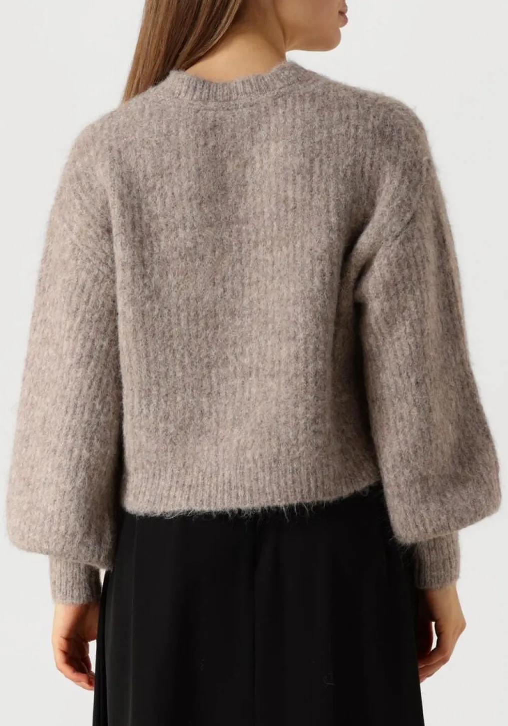 DAMES CO'COUTURE vest coralee rib cardigan