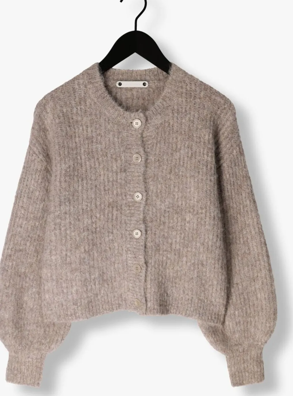 DAMES CO'COUTURE vest coralee rib cardigan