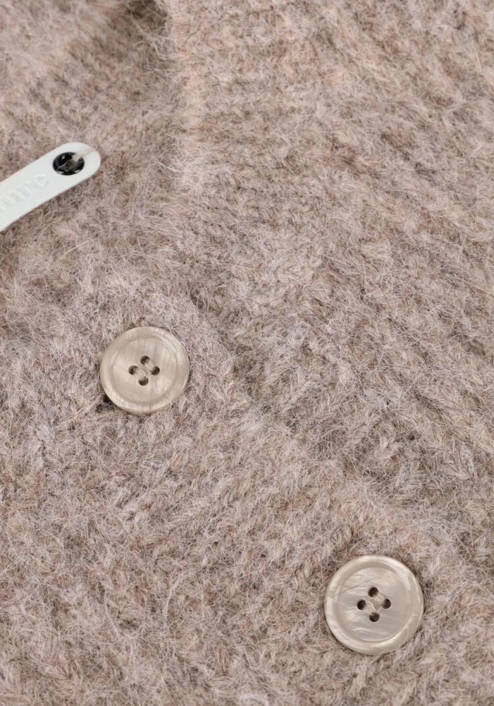 DAMES CO'COUTURE vest coralee rib cardigan