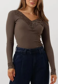 DAMES ROSEMUNDE top bernadine organic t-shirt lace