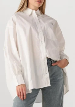 DAMES ALIX THE LABEL te blouses ladies woven oversized poplin blouse