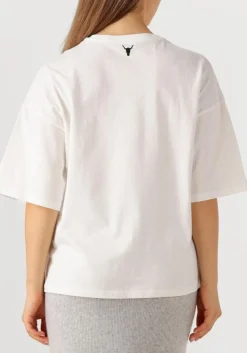 DAMES ALIX THE LABEL te t-shirt ladies knitted basic the label t-shirt