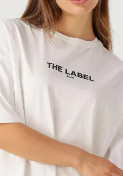 DAMES ALIX THE LABEL te t-shirt ladies knitted basic the label t-shirt