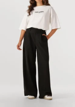 DAMES ALIX THE LABEL te t-shirt ladies knitted basic the label t-shirt