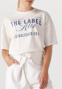 DAMES ALIX THE LABEL te t-shirt ladies knitted the label t-shirt