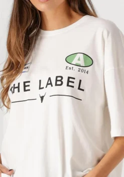 DAMES ALIX THE LABEL te t-shirt ladies knitted racer t-shirt