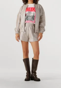 DAMES ALIX THE LABEL te t-shirt ladies knitted photoprint t-shirt