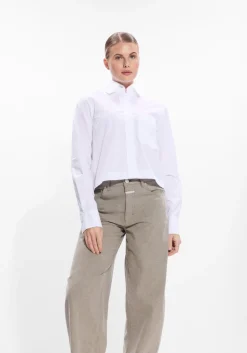 DAMES CLOSED te blouses cropped classic shirt