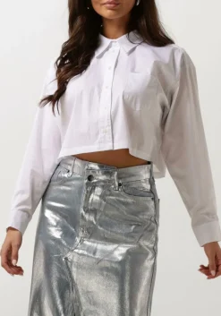 DAMES CO'COUTURE te blouses cotton crisp cropped shirt