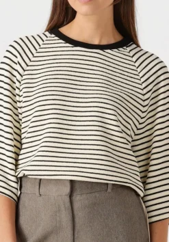 DAMES CO'COUTURE te t-shirt erincc stripe tee