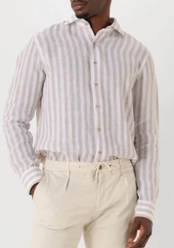 Heren PROFUOMO te klassiek overhemd shirt x-cutaway linen