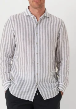 Heren PROFUOMO te klassiek overhemd shirt x-cutaway linen