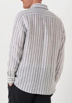 Heren PROFUOMO te klassiek overhemd shirt x-cutaway linen