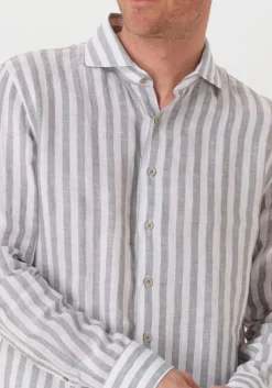 Heren PROFUOMO te klassiek overhemd shirt x-cutaway linen