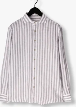 Heren PROFUOMO te klassiek overhemd shirt x-cutaway linen